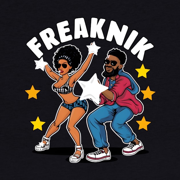 freaknik dancing couple by TreSiameseTee